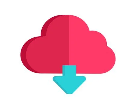 Cloud Storage Web Button. Loading Process Sign イラスト素材