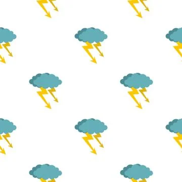 Cloud storm pattern seamless Illustrazione stock