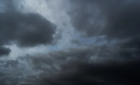 Cloud storm sky dark halloween background rain lightning thunder stoumy Stock Photos