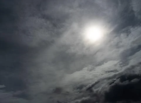 Cloud Storm Sky Dark Rain Lightning Thunder Stoumy Typhoon Nature Light Stock-Fotos