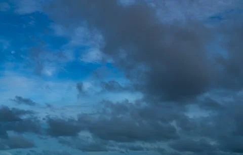 Cloud Storm Sky Dark Rain Lightning Thunder Stoumy Typhoon Nature Light 스톡 사진
