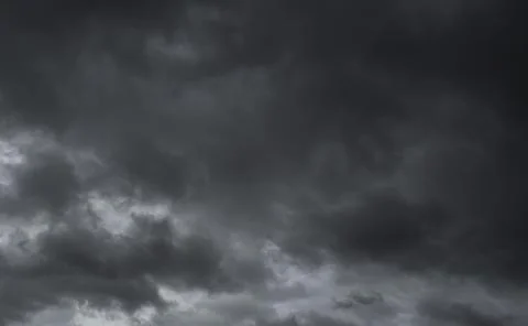 Cloud Storm Sky Dark Rain Lightning Thunder Stoumy Typhoon Nature Light Foto stock