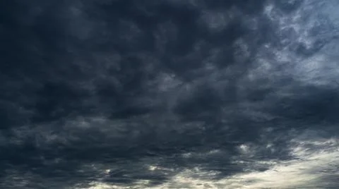 Cloud storm sky dark rain lightning thunder stoumy typhoon Nature light Stock Photos