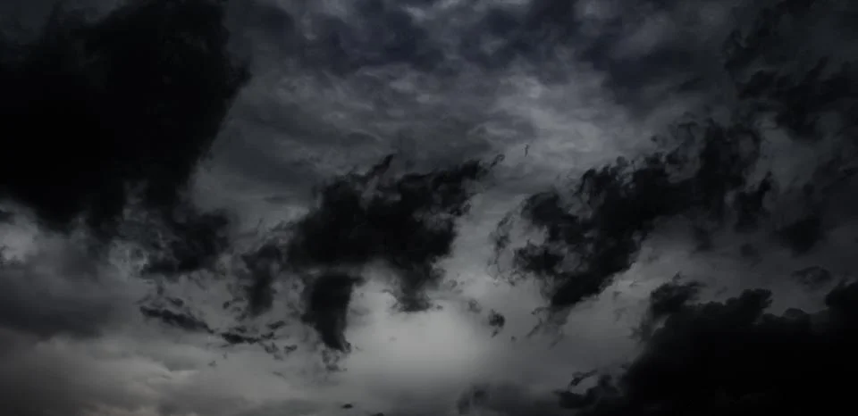 Cloud storm sky dark rain lightning thunder stoumy typhoon Nature light Stock Photos