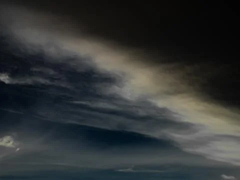 Cloud storm sky dark rain lightning thunder stoumy typhoon Nature light Foto stock