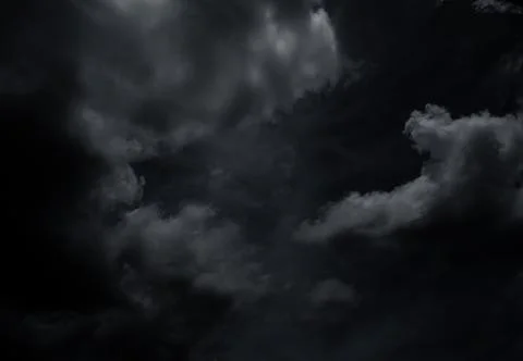Cloud storm sky dark rain lightning thunder stoumy typhoon Nature light Stock Photos