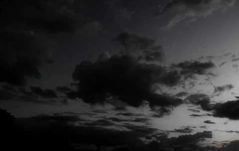 Cloud storm sky dark rain lightning thunder stoumy typhoon Nature light Foto stock