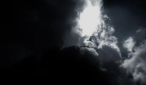Cloud storm sky dark rain lightning thunder stoumy typhoon Nature light Stock Photos