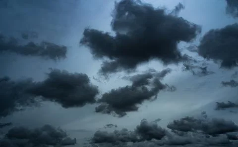 Cloud storm sky dark rain lightning thunder stoumy typhoon Nature light Фото