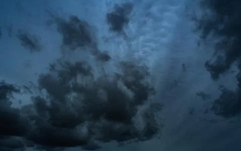 Cloud storm sky dark rain lightning thunder stoumy typhoon Nature light Фото