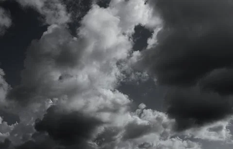 Cloud storm sky dark rain lightning thunder stoumy typhoon Nature light Stock Photos