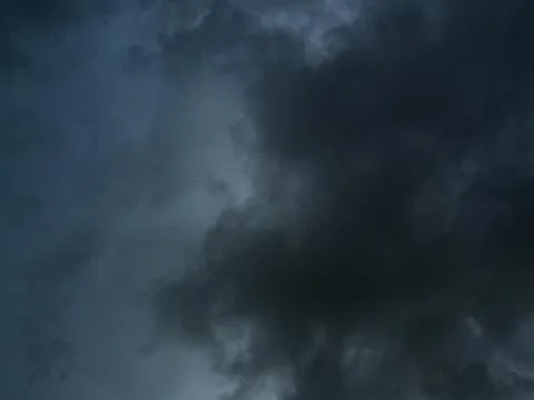 Cloud storm sky dark rain lightning thunder stoumy typhoon Nature light Stock Photos