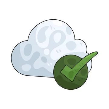 Cloud success illustration イラスト素材