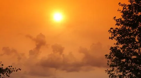 Cloud With Sun Foto stock