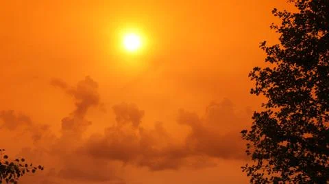 Cloud With Sun Fotos de archivo