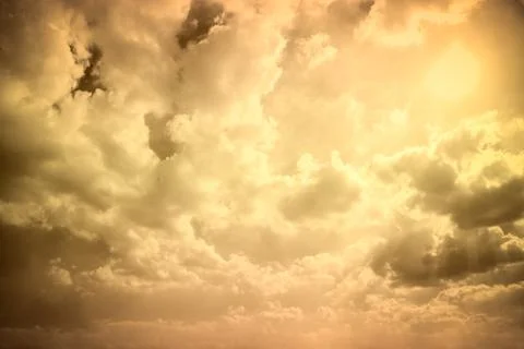 Cloud in a sunny sky Stock-Fotos