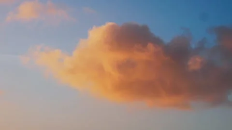 Cloud At Sunset Video stock 255241421
