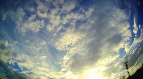 Cloud in a Sunset (HD Timelapse) | 01 库存影片 38040596
