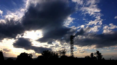 Cloud in a Sunset (HD Timelapse) | 02 库存影片 38085485