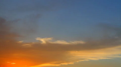 Cloud sunset ML 25fps Stock Footage 25767648