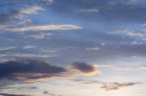 Cloud in sunset Stock Photos