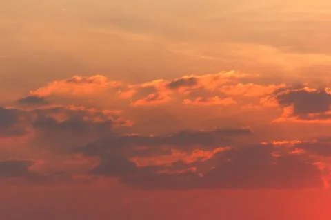 Cloud at the sunset. Stock Photos