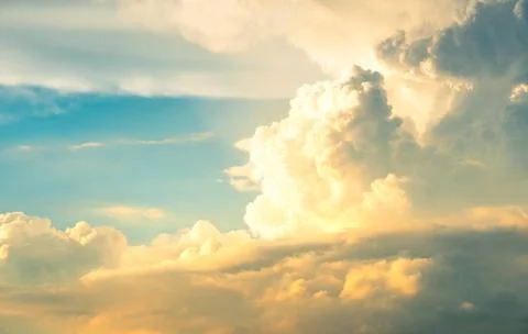 Cloud on sunset Stock Photos