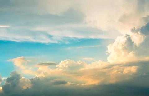 Cloud on sunset Stock Photos