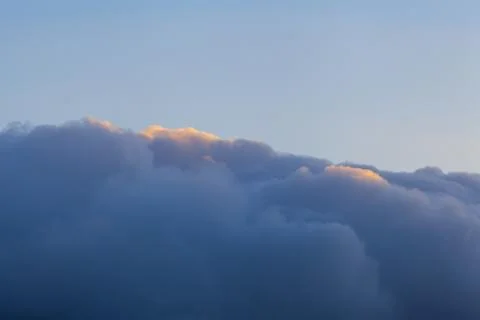 Cloud at sunset Stock Photos