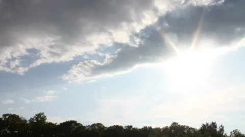 Cloud Sunset Time-lapse 2K Video stock 23248931