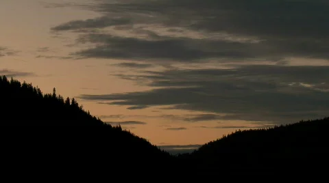 Cloud sunset timelapse Video stock 730761