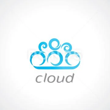 Cloud symbol Иллюстрация