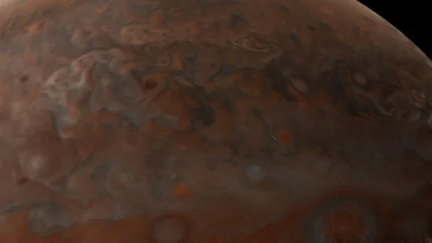Cloud Symphony - Atmospheric Wonders of Jupiter - 4k Space Motion Background Vidéo 242432059