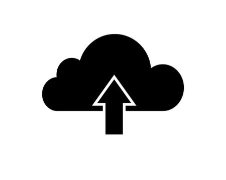 Cloud sync icon flat symbol for upload download. Vector illustration EPS10 イラスト素材