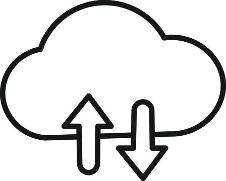 Cloud sync Stock Illustration
