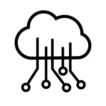 Cloud system management icon. Vector. Stock Illustration