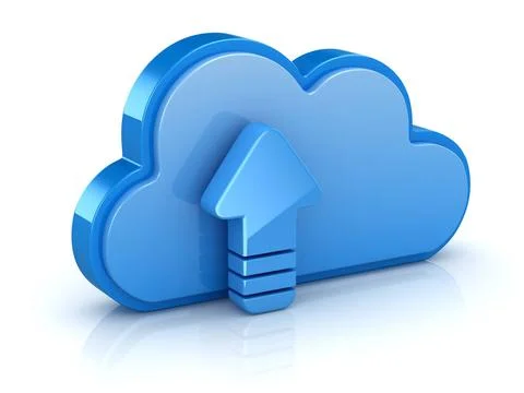 Cloud System Upload Concept Cloud System Upload Concept , This is a 3d ren... 스톡 사진