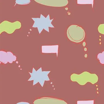 Cloud to talk Stock Illustration