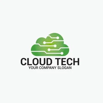 CLOUD TECH Illustrazione stock
