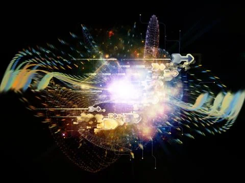 Cloud Technology Acceleration Stock Illustration