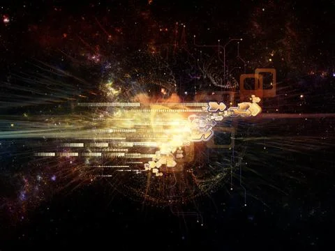 Cloud Technology Acceleration Illustrazione stock