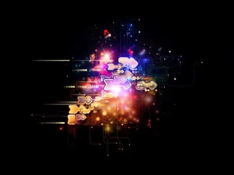 Cloud Technology Backdrop イラスト素材