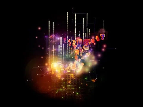 Cloud Technology Backdrop Ilustração Stock