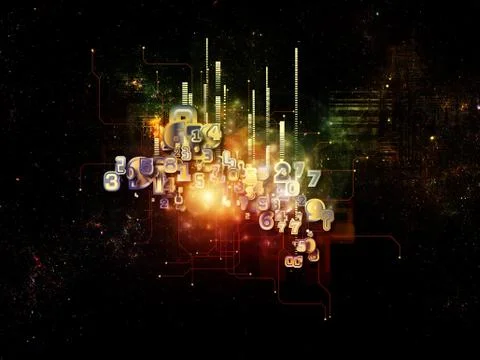 Cloud Technology Backdrop Ilustração Stock