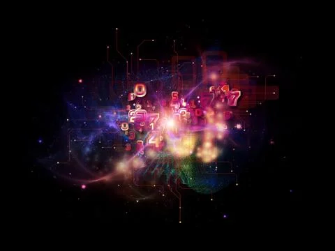 Cloud Technology Backdrop Ilustração Stock