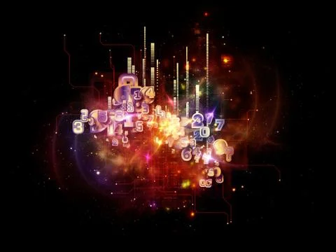 Cloud Technology Background Stockillustratie