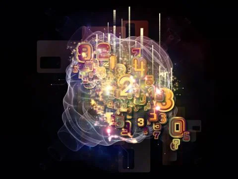 Cloud Technology Background Stock Illustration