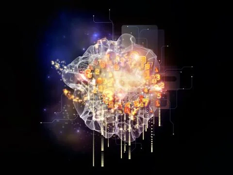 Cloud Technology Background Illustrazione stock