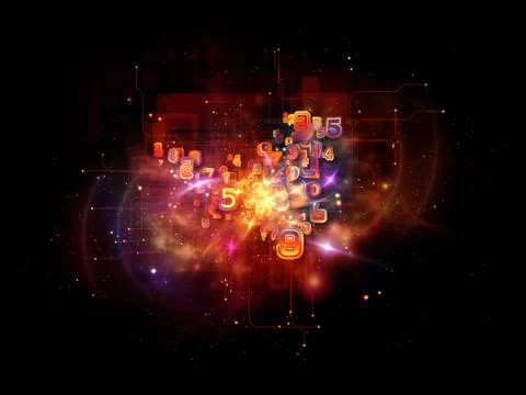 Cloud Technology Background Stockillustratie