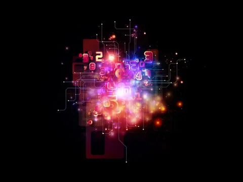 Cloud Technology Background Illustrazione stock
